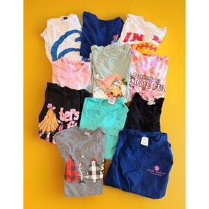 RESELLER BUNDLE Teen/Women Lot Of 11 Shirts Various Sizes Colors Fair Condition